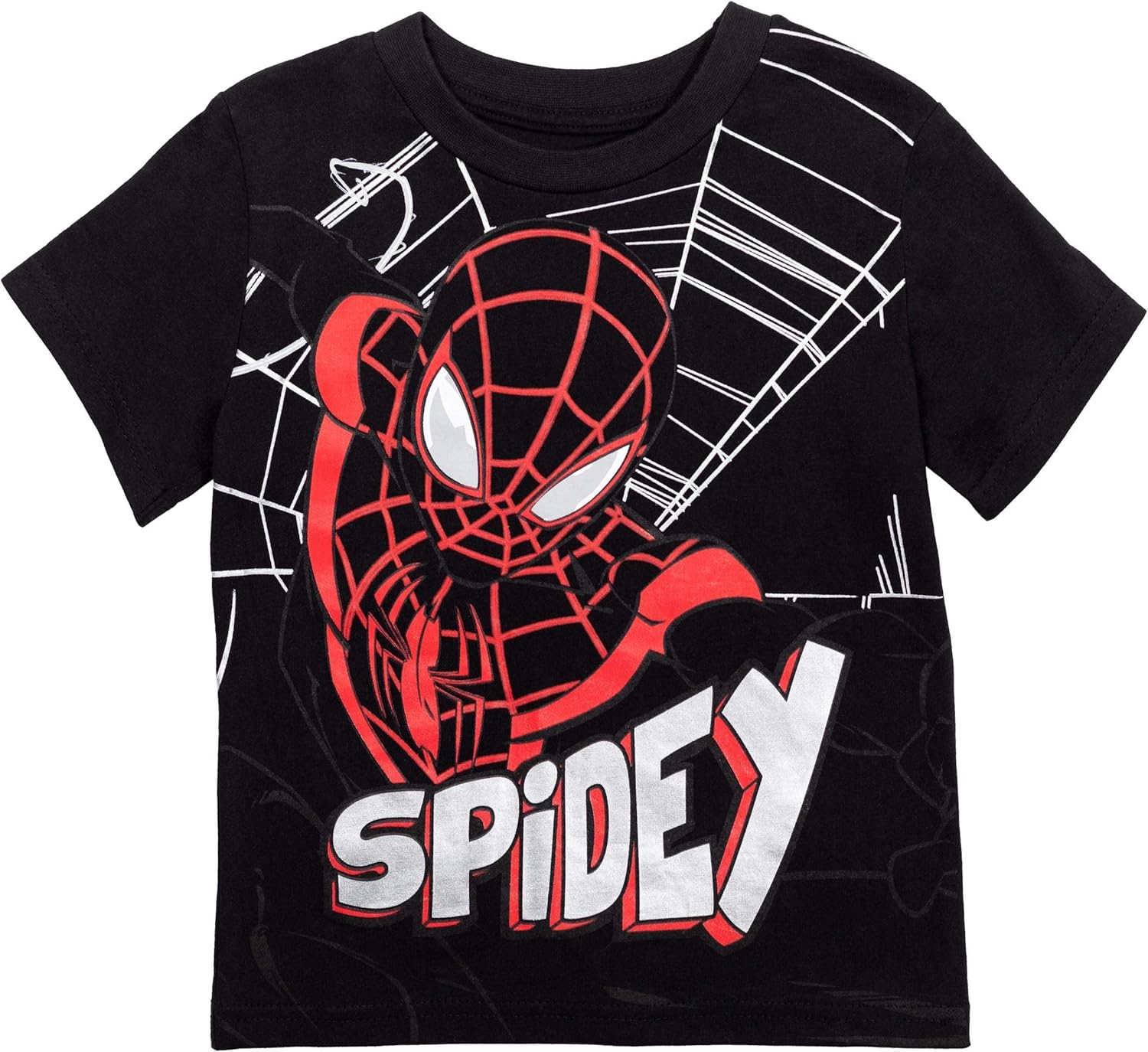 Marvel Spiderman Boys 4 Pack T-Shirts: Clothing