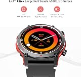 Popglory Smart Watch 1.43 AMOLED 45mm Military Fitness Watch IP68 view 2