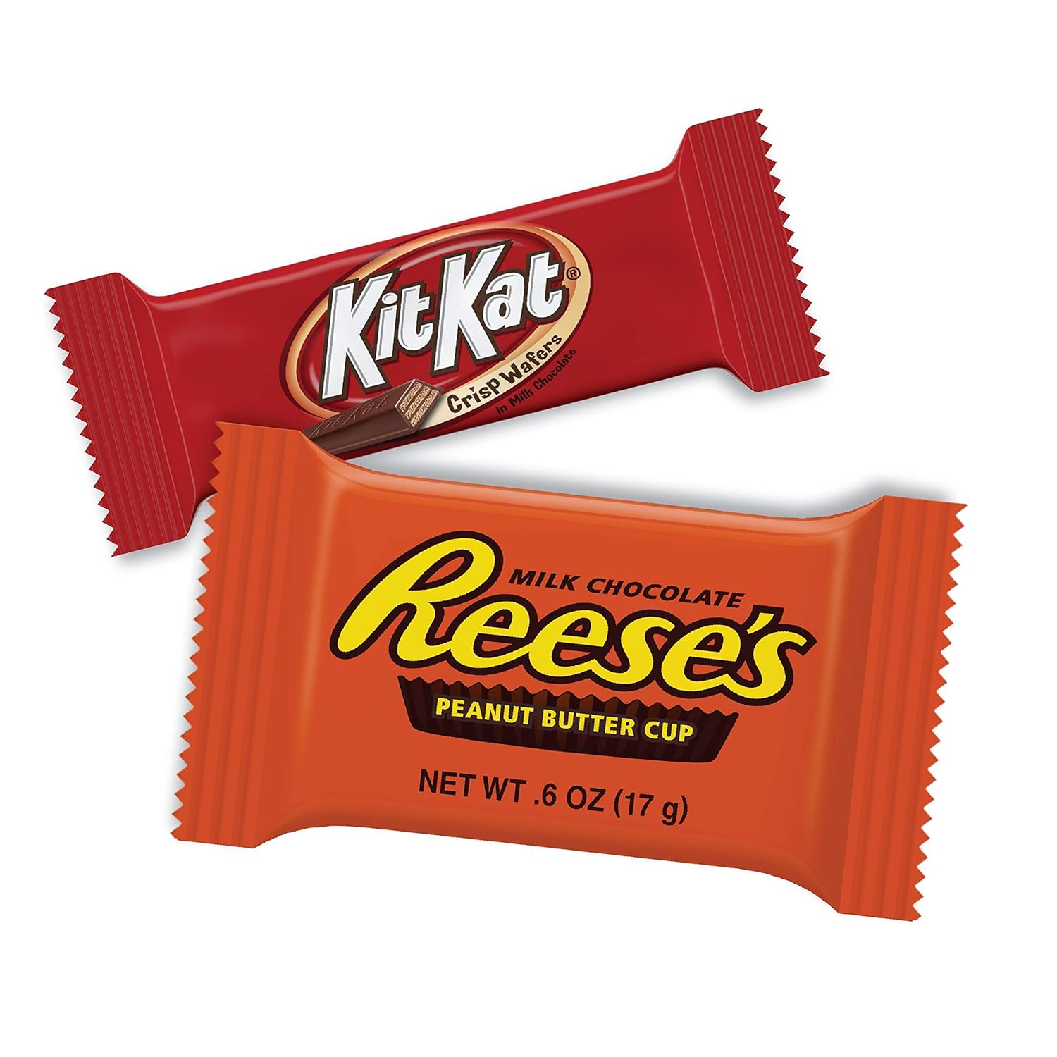 REESE'S and KIT KAT Assorted Milk Chocolate Snack Size Candy, Bulk, 46.38 oz Bulk Variety Bag (85 Pieces) : Grocery & Gourmet Food