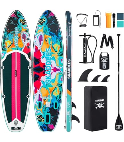 Amazon.com : AISUNSS Inflatable Stand Up Paddle Board, 10'6