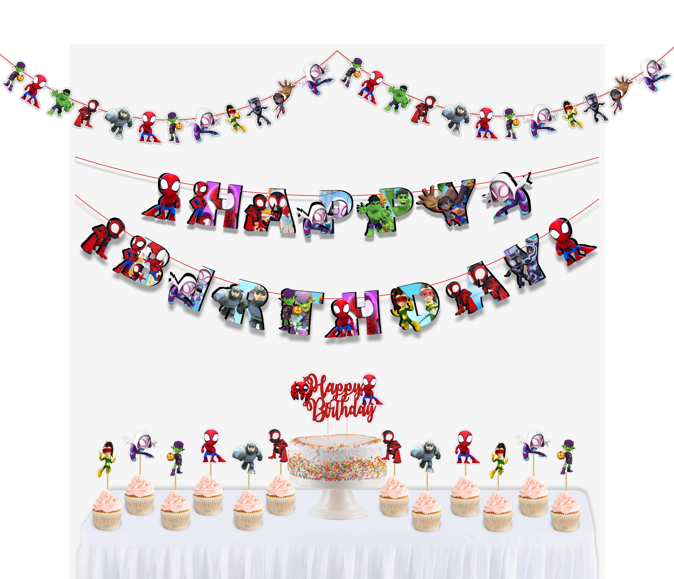 Seyal® Spde and His Amzing Frinds Theme Birthday Party Supplies