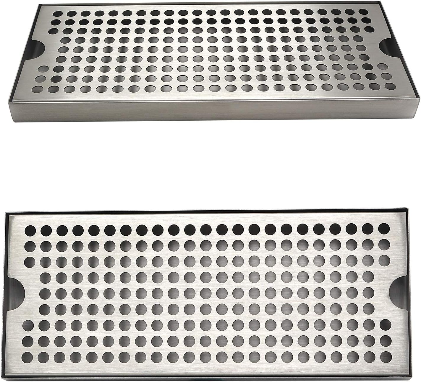 Stainless Steel Counter Top drip Tray kegerator Home Brew bar Pub, SS304 Counter Top - Image 5