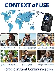 CARRBORG X13 Nationwide 4G Walkie Talkies Long