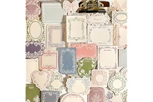 Maxleaf 120pcs Vintage Scrapbooking Letter Writing Paper for Journaling Supplies, Aesthetic Decorative Craft Material Paper for Junk Journals Planner Scrapbook