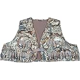 UnderAlert Upland Hunting Vest for Men with Game Pouch, Shell Loops and Pockets, Bird Hunting Vest for Pheasant, Dove, Squirrel or Turkey, Adjustable Size, Lightweight and Comfortable, Camo