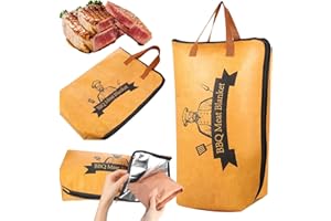 CONCONS BBQ Blanket for Resting Meat, Meat Resting Blanket for Grilling Accessories, Reusable Smoker Grilling Meat Insulated Resting Bag, BBQ Accessories for Large Brisket, Gifts for Men, Dad, Christmas Gifts