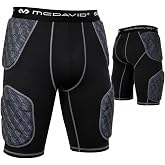 McDavid Football Girdle for Men - Durable &amp; Breathable 5-Pad Girdle with Hard-Shell Thigh Guards for Padded Support, Ideal for Football &amp; Lacrosse (Adult)