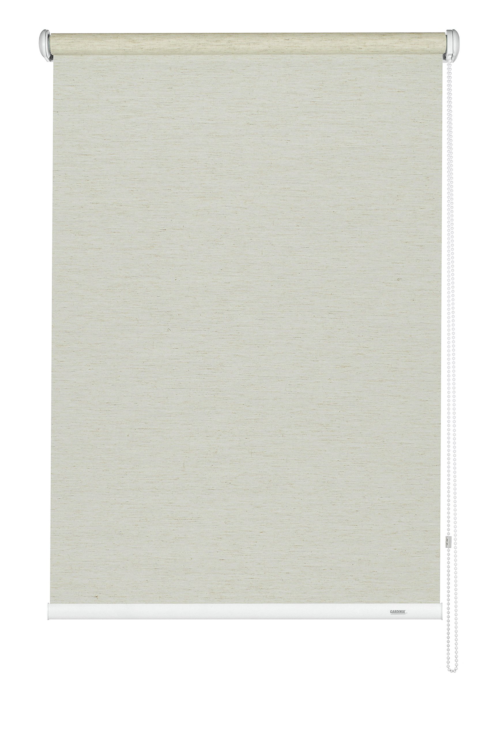 Gardinia Side-Pull Roller Blind, Ceiling, Wall or Niche Mounting, Transparent, Opaque, Mounting Kit Included, Silvalin nature, 180 x 82 cm (WxH)