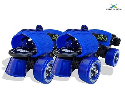 Jaspo Tenacity Adjustable Senior Roller Skates Suitable for Age Group 6 to 14 Years