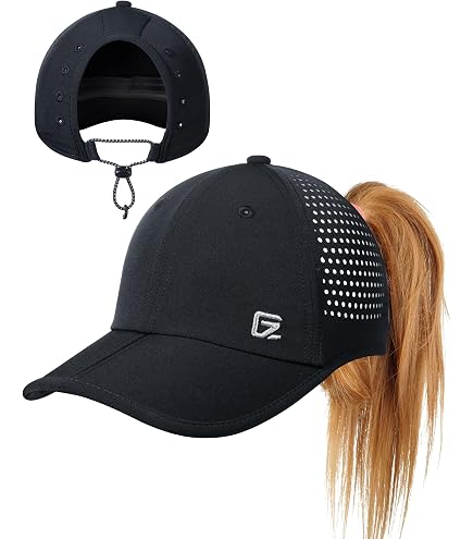FASHIXD Ponytail Baseball Cap for Women Mesh Hat with  display picture 3