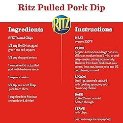 RITZ Toasted Chips Cheddar Crackers, Party