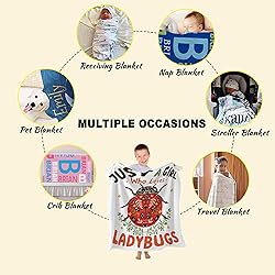 Ladybug Blanket Gifts for Girl- Just A Girl Who