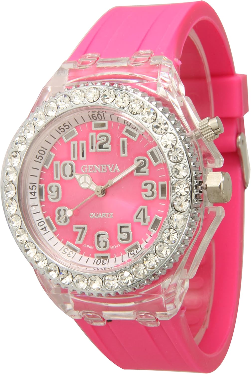 geneva light up watch