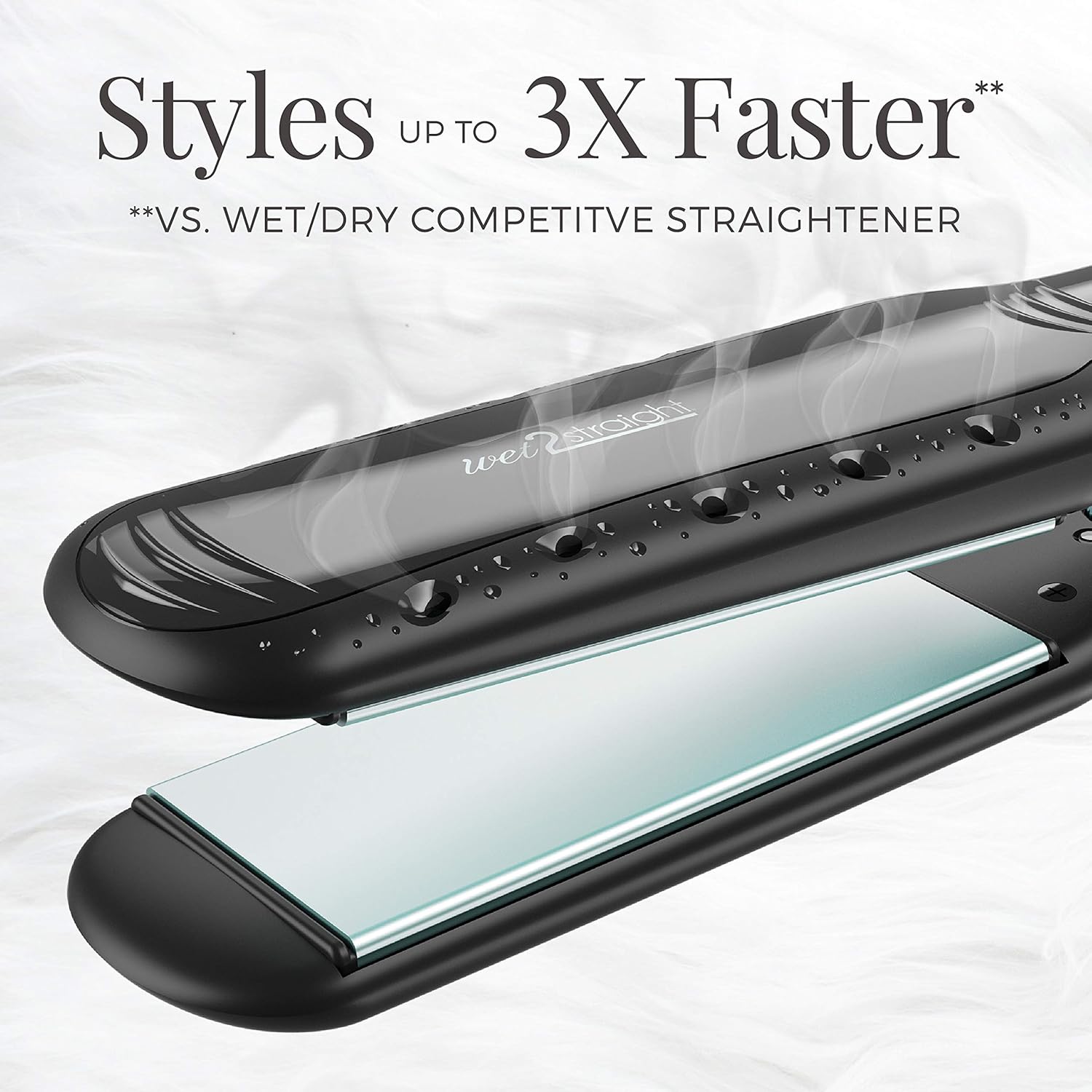Remington Wet2Straight Flat Iron with Ceramic + Titanium Plates, S7330A, 1 3/4 Inch : Beauty