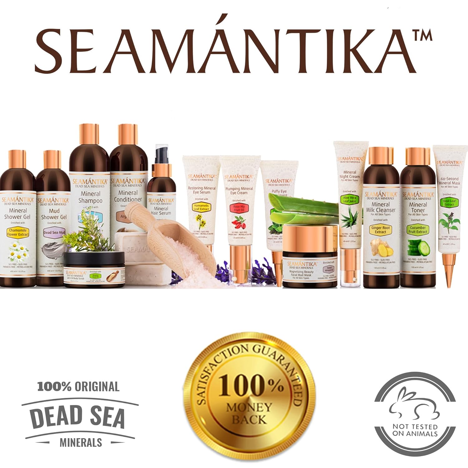 Puffy Eyes Treatment Instant results – Naturally Eliminate Wrinkles, Puffiness, Dark Circle and Bags in Minutes – Hydrating Eye Cream w/Green Tea Extract, Dead Sea Minerals by SEAMANTIKA – .8 oz: Beauty