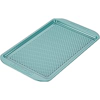 Farberware Ceramic Nonstick Bakeware, Nonstick Cookie Sheet / Baking Sheet - 10 Inch x 15 Inch, Aqua Blue