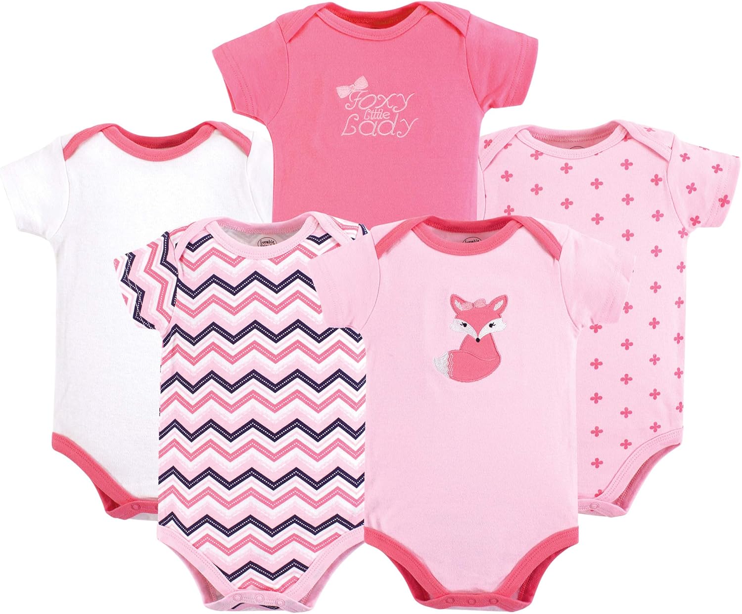 Luvable Friends Unisex Baby Cotton Bodysuits: Clothing