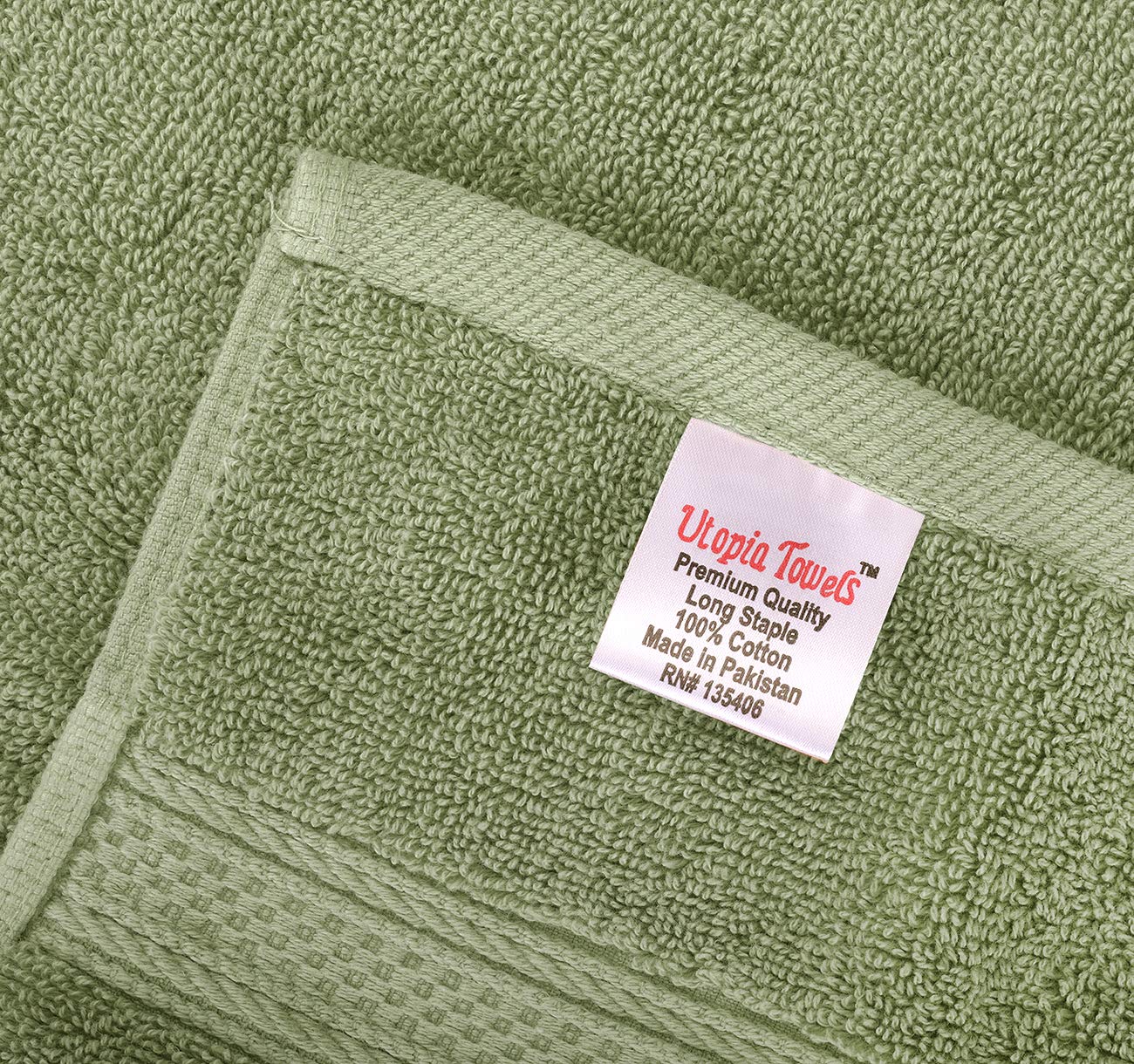 6 Pack Premium Large Hand Towels 700 GSM Cotton 16 x 28 Inches Utopia