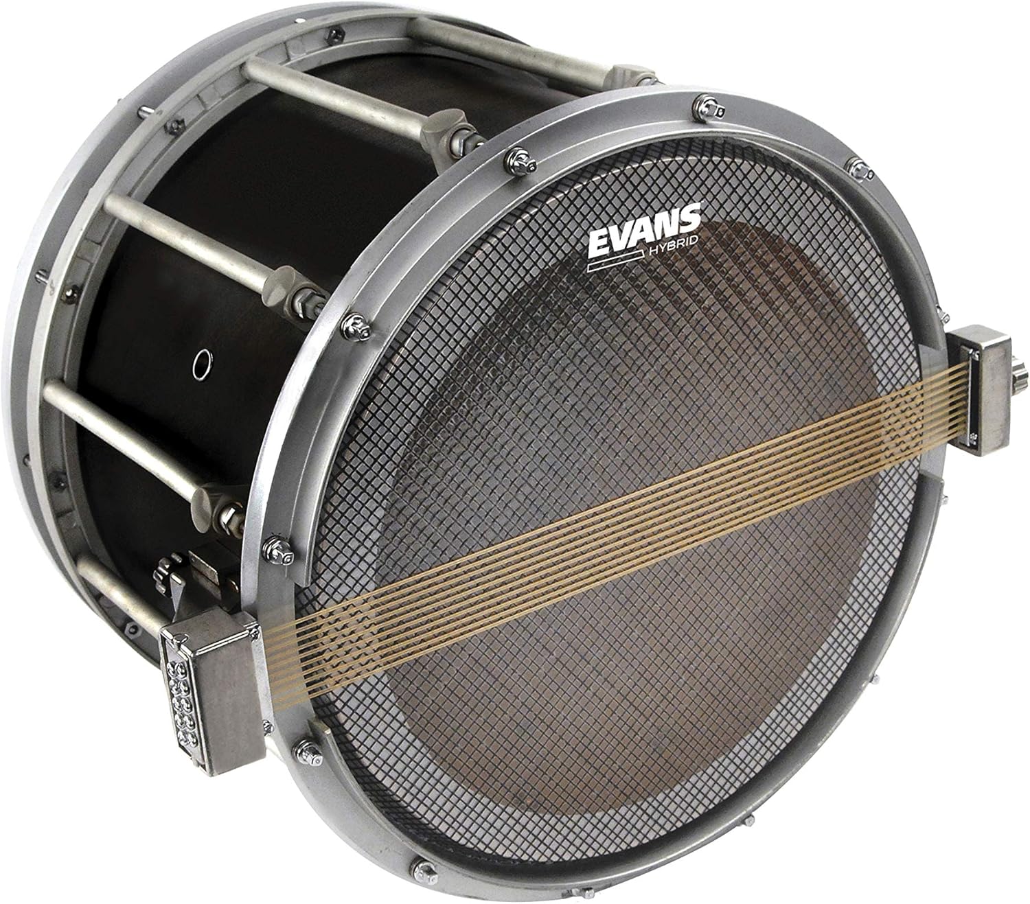 Evans Hybrid Series Marching Snare Side Drum Head, 14 Inch, SS14MH1