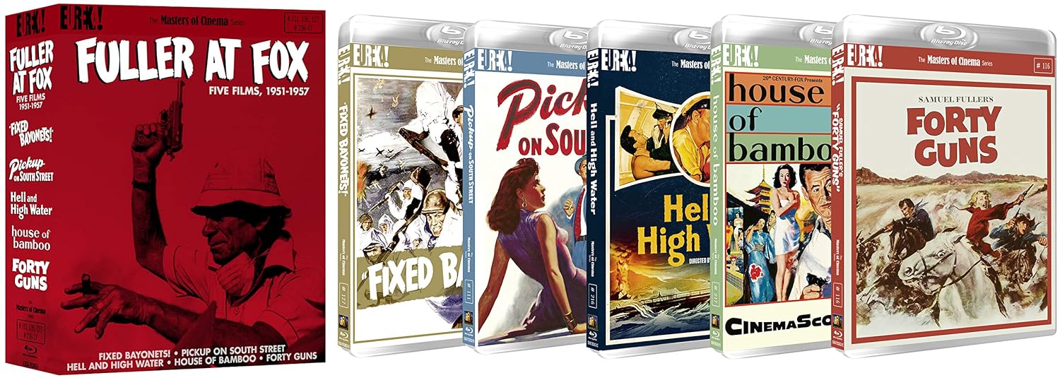 Fuller at Fox, Five Films 1951-1957 (Fixed Bayonets!, Pickup on South Street, Hell and High Water, House of Bamboo, Forty Guns) (Masters of Cinema) Limited Edition Blu-ray Boxed Set