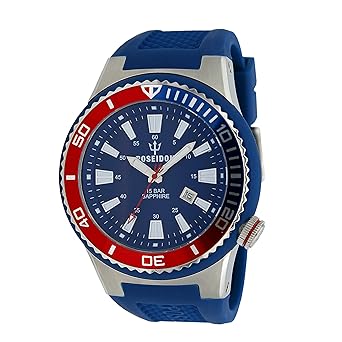 POSEIDON by KIENZLE XL Uhr Analog mit Silikon Armband UP00613