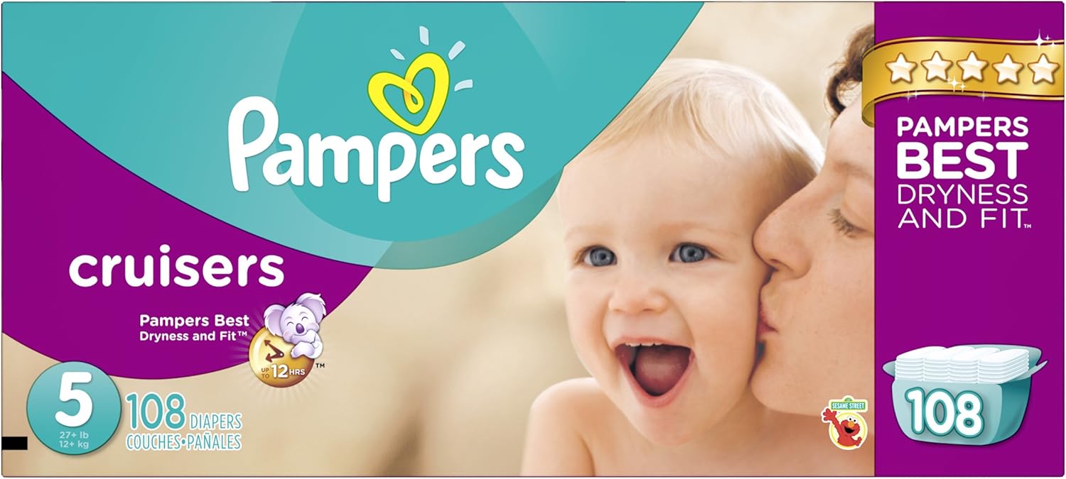 pampers size 5 108 pack