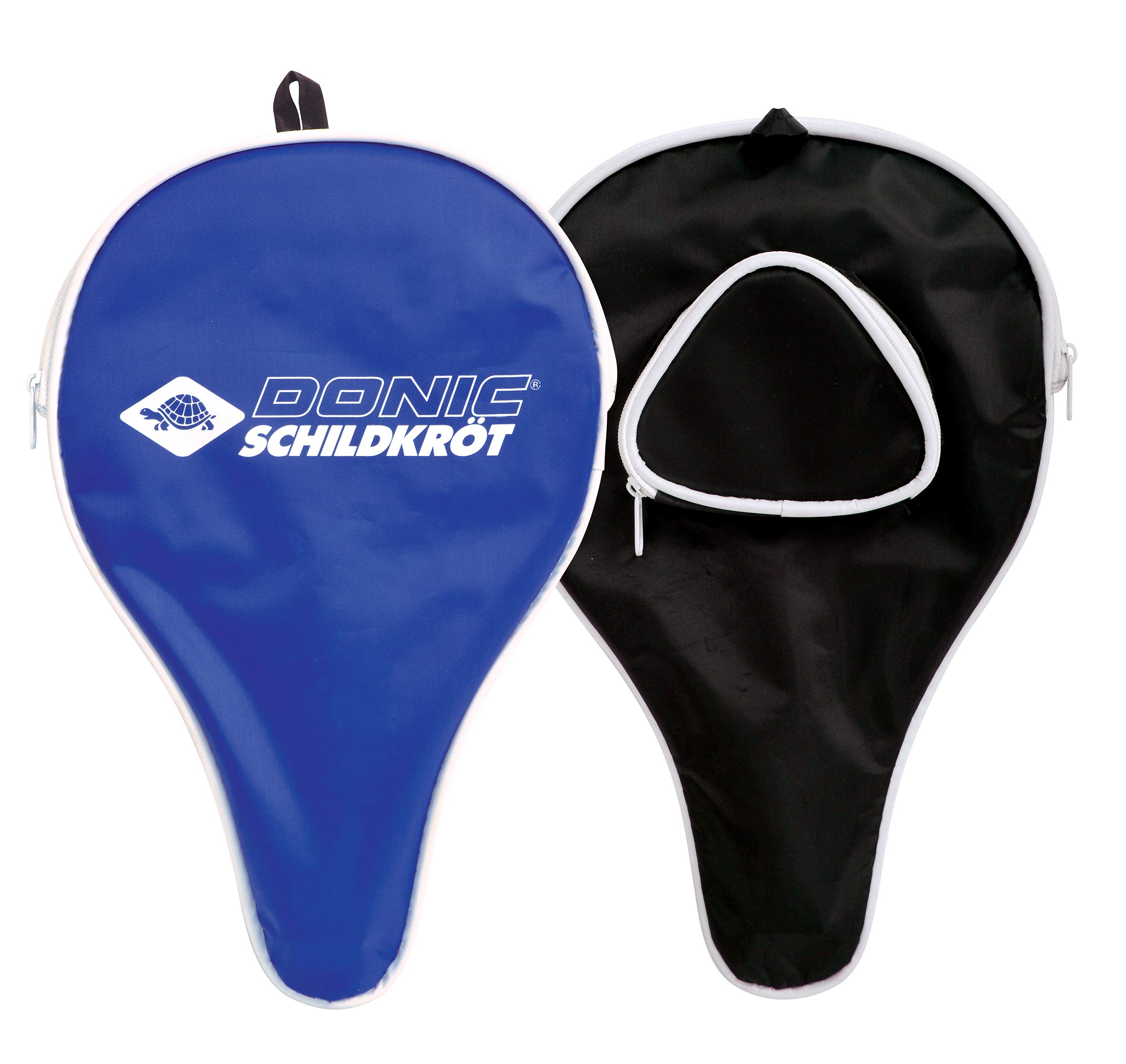Donic-Schildkröt Table Tennis Bat Classic Cover, 3-Ball Compartment, Classic Design, Blue, 818508