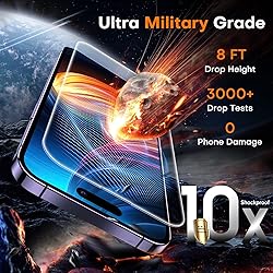 TOCOL for iPhone 14 Pro Max Screen Protector 9H