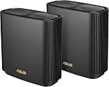 ASUS ZenWiFi XT8 AX6600 Tri-Band Mesh WiFi 6 System 2 Pack 5500sq ft 6.6Gbps PS5