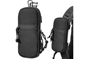 Neverwhy Cell Phone Holder Molle Pouch Bag for iPhone 17 Pro Max - Waterproof Tactical Belt Phone Backpack Strap Pouch for Hi