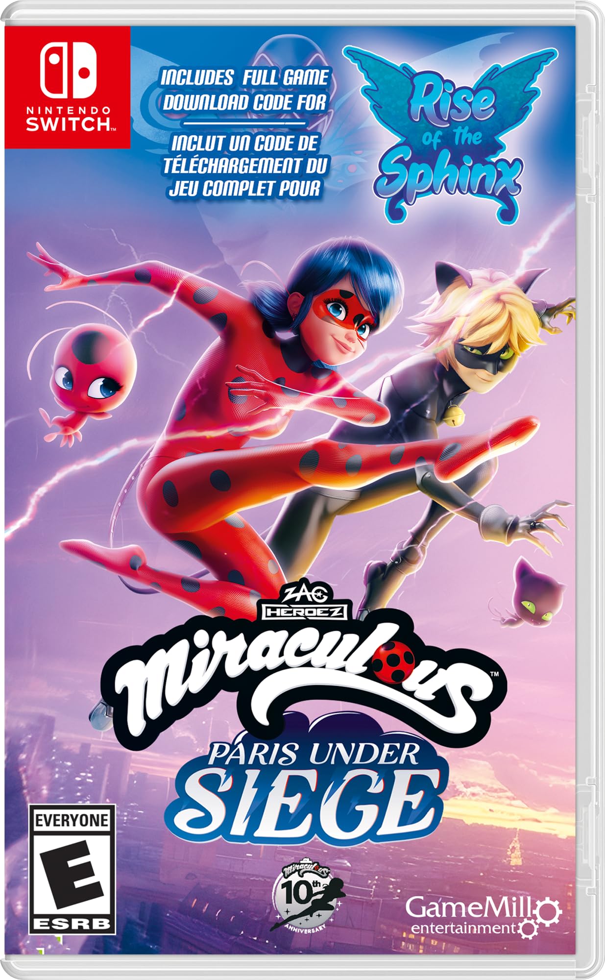 Miraculous: Rise of the Sphinx + Miraculous: Paris Under Siege Double Pack – Nintendo Switch (Amazon Exclusive Bundle)