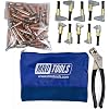 100 1/8 Cleco Fasteners + Cleco Pliers + 5 KSG 3/4 x 1/2 Side-Grip Clamps + 5 KSG 3/4 x 1 Side-Grip Clamps + Carry Bag (K1S10