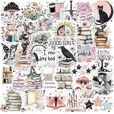 50PCS Romantasy Stickers, Fantasy BookishStickers,Vinyl Waterproof Laptop Water Bottles Accessories Decals Gifts for Book Lovers