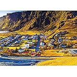 Meryi Iceland Vic Town Jigsaw Puzzles for Adults 1000 Piece, Adult Children Intellective Educational Toy DIY Collectibles Mod