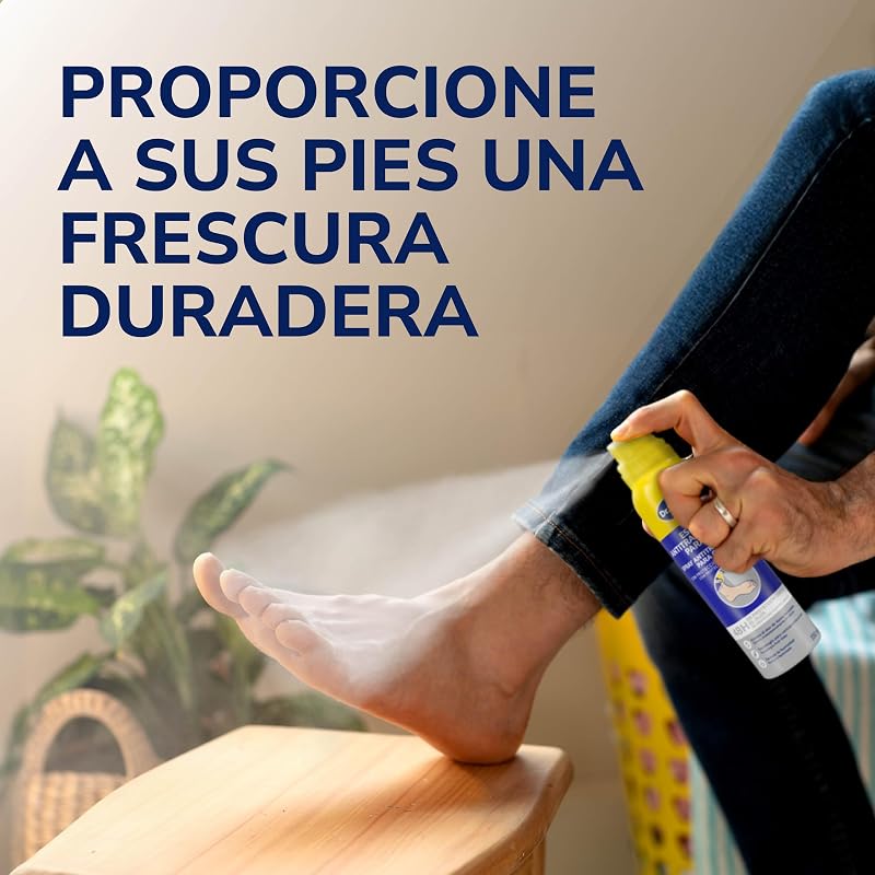 Fresh Step, Desodorante para Pies con Fórmula Antitranspirante, Neutraliza el Olor por 24h y Absorbe la Humedad y el Sudor, 1x150ml