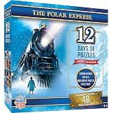 Masterpieces 12 Days of Polar Express Puzzle Advent Calendar &ndash; 12 Mini 48-Piece Jigsaw Puzzles for Kids &ndash; Countdown to Christmas with Holiday-Themed Surprise Puzzles &ndash; Christmas Gift 2025