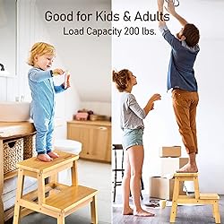 IPOW Multi-Purpose 2 Step Stool for Kids Adults