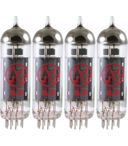 4x 6P14P-EV Output Pentode (6P14P-ER, E84L, EL84, EL84M, 6BQ5) New, Nos