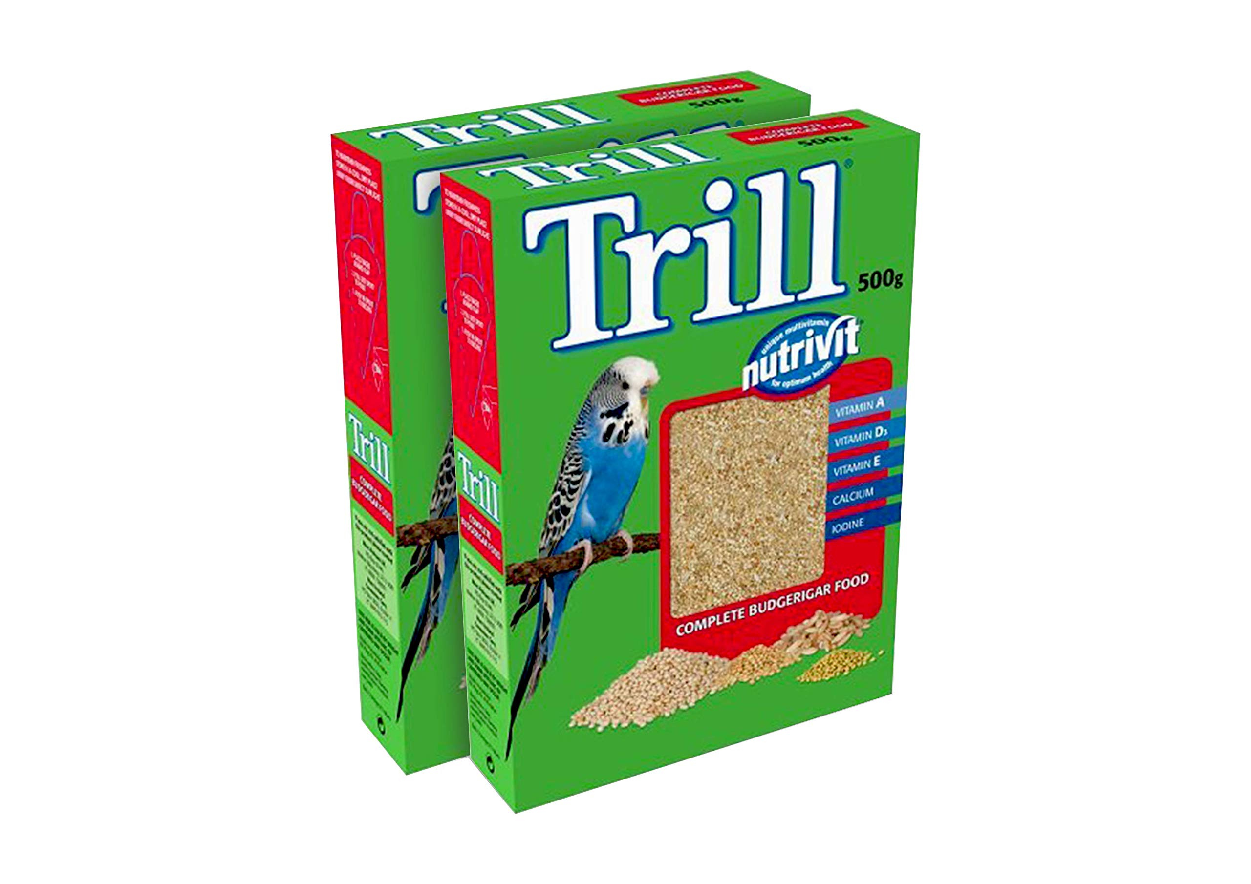 Nutrivit Trill Budgie Food (500g) (Pack of 2)