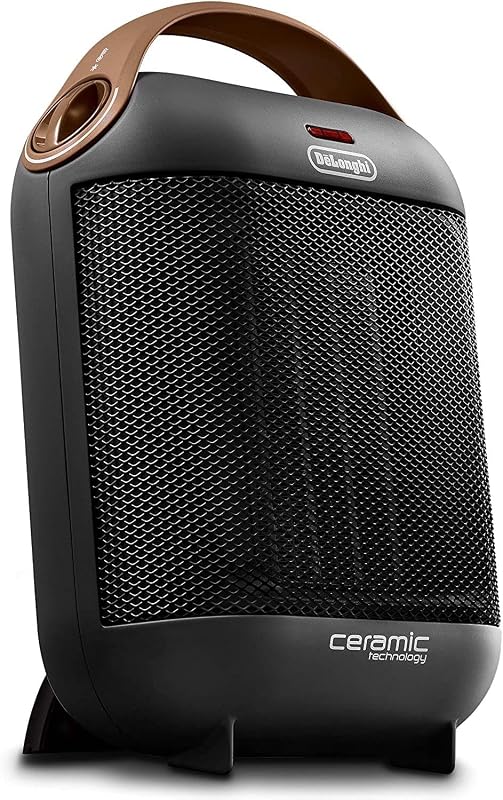 Aquecedor cerâmico HFX30C18.AG | Aquecedor móvel para entrega rápida e seletiva de calor | 2 Níveis de Poder | Função anti-gelo | Potência de 1800W | Antracite