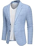 COOFANDY Men's Casual Blazer Two Button Lightweight