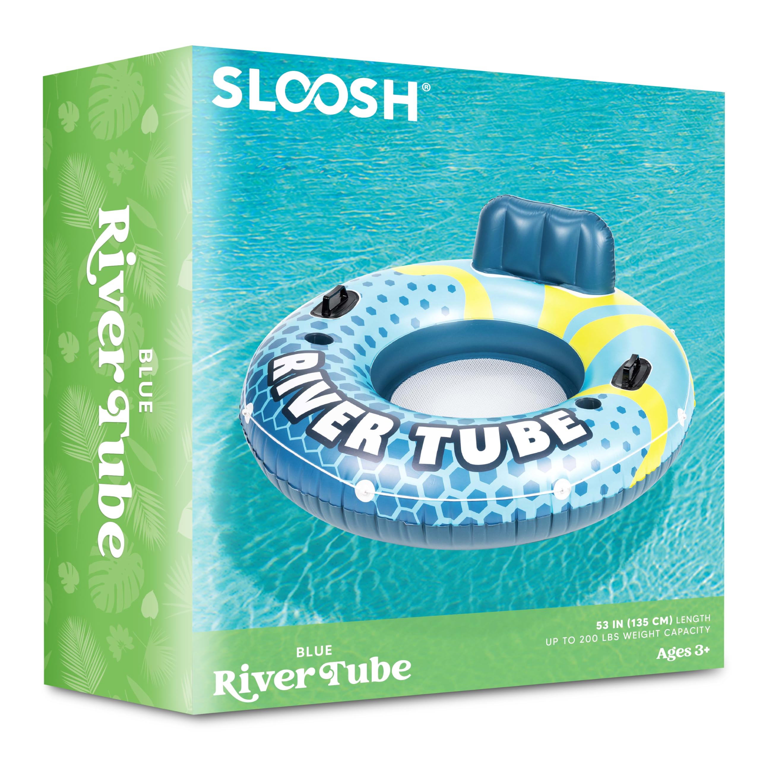 SLOOSH Inflatable River Tubes Float - Heavy Duty Pool Tube Floats for Adults Floating