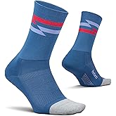 Feetures Elite Ultra Light Cushion Mini Crew Sock - Sport Sock with Targeted Compression