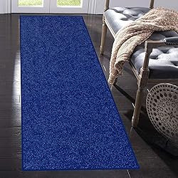 Home Queen Solid Color Custom Size Runner Area Rug