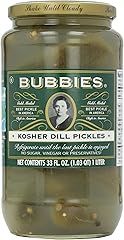 Bubbies Kosher Dill Pickles, 33 oz