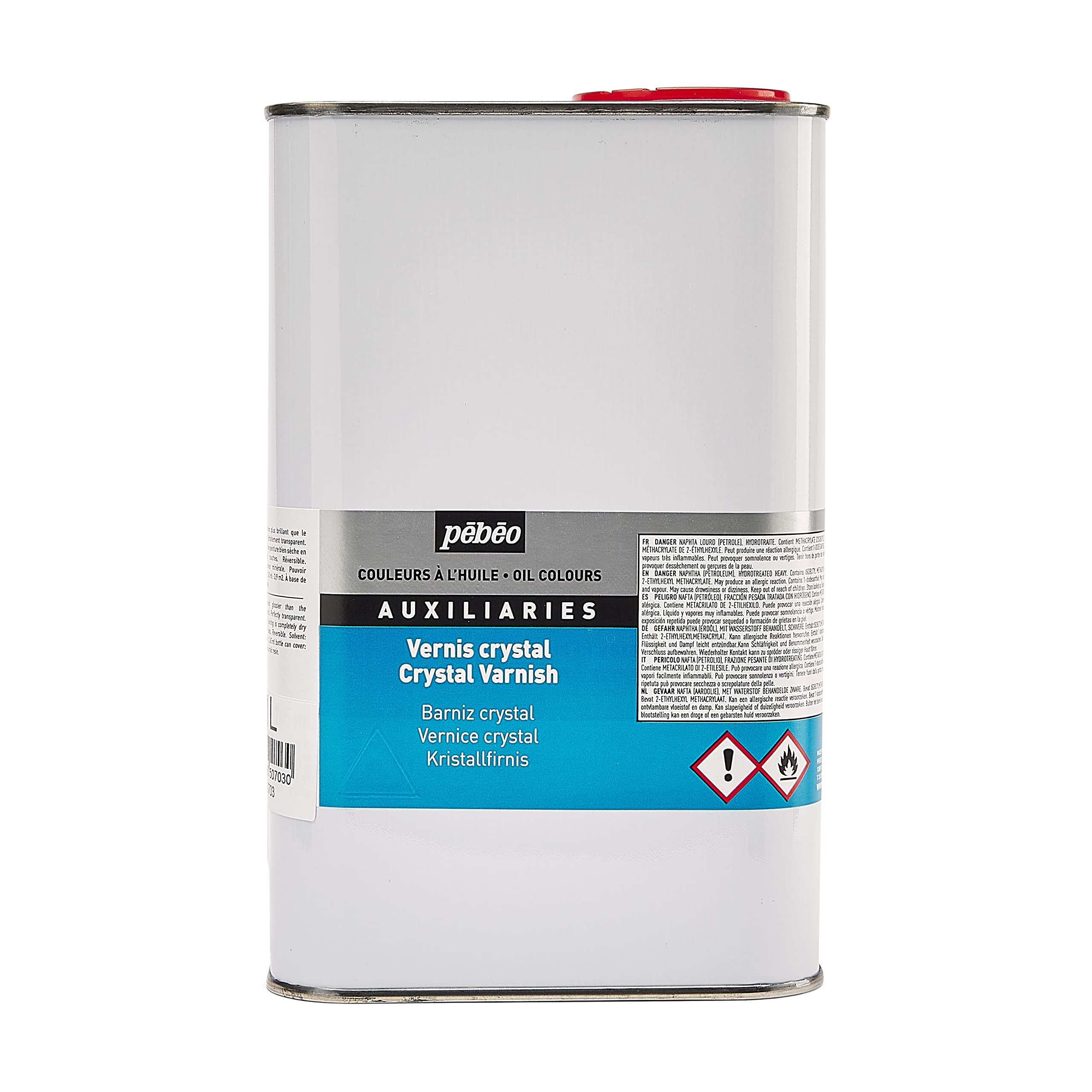 Pebeo 1 Litre Crystal Varnish, Transparent