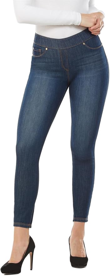 Nygard Women's Plus Size Slims Luxe Denim Slims Skinny Ankle Jeans Dk Indigo was at Amazon Women 