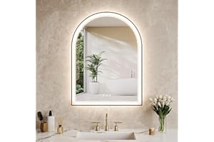 36×24 LED Bathroom Mirror, Backlit + Front Lit, 3 Colors Led Mirror for Bathroom, Lighted Bathroom Vanity Mirror, Memory, Ant