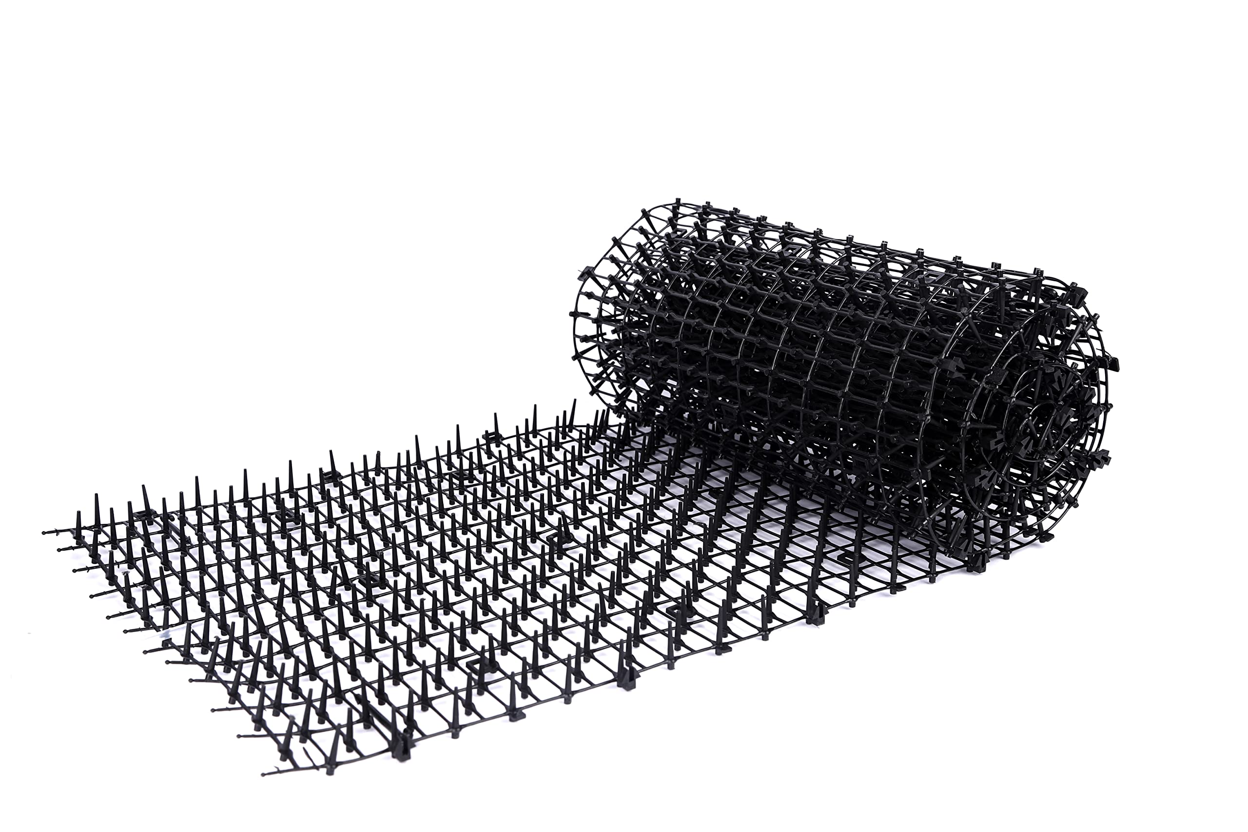 Home-Garden Cat Scat Mat Plastic Net Prickle Strip Anti Dog and Cat Protection Plant Repellent Plastic Spikes 11.8 inch 1pcs