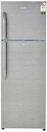 Haier 335 L 3 Star Frost Free Double Door Refrigerator(HRF-3554BS-E, Brushline Silver)